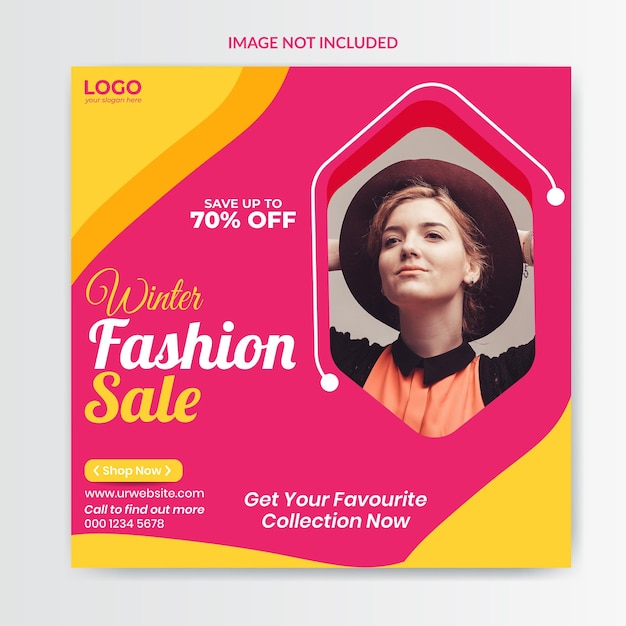 Fashion sale bundle social media template