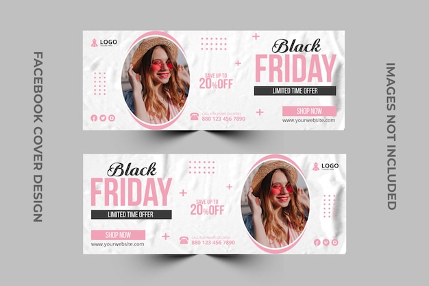 Fashion Sale Facebook Cover, banner Design Template