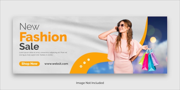 Fashion Sale Facebook Cover Template