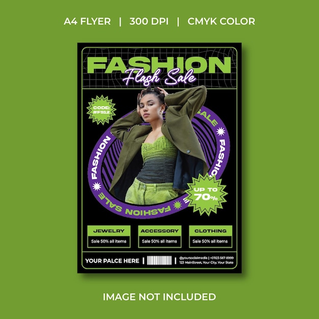 fashion sale flyer