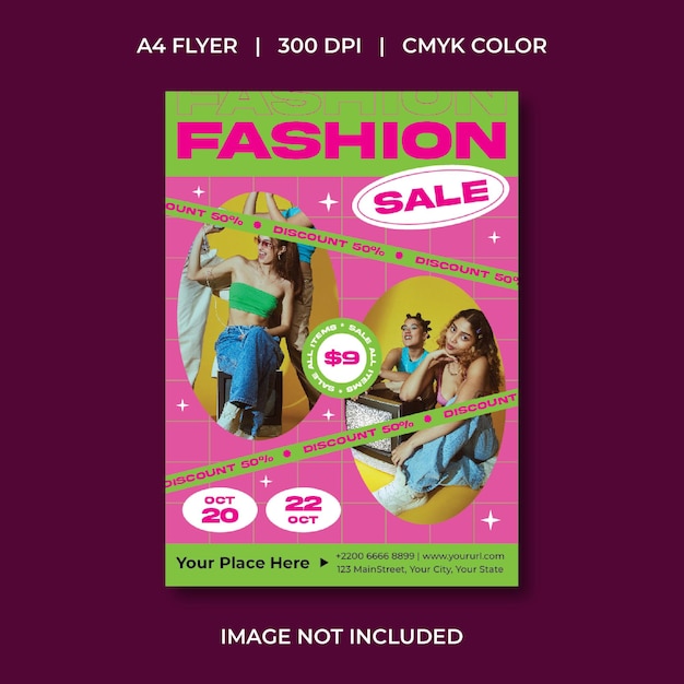 fashion sale flyer