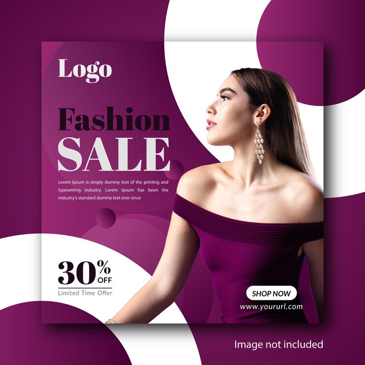 Fashion sale instagram post template