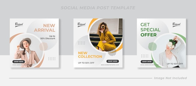 Fashion sale instagram post template