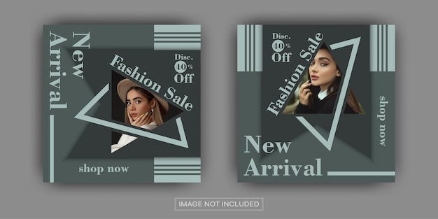 Fashion sale instagram post template