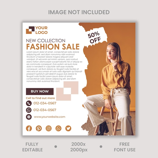 Vector fashion sale logo