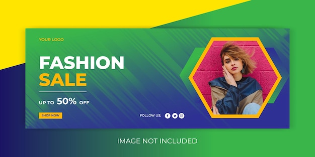 Vector fashion sale social media ad and web banner template premium vector