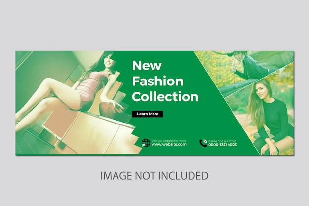 Fashion sale social media banner or social media template