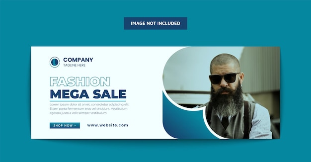 fashion sale social media banner template