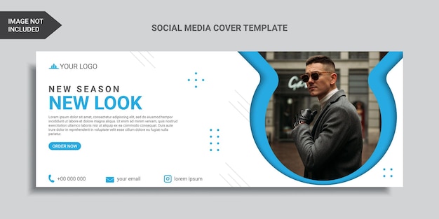 Fashion sale social media cover design or web banner