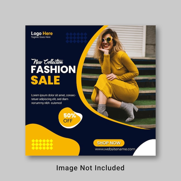 fashion sale social media design