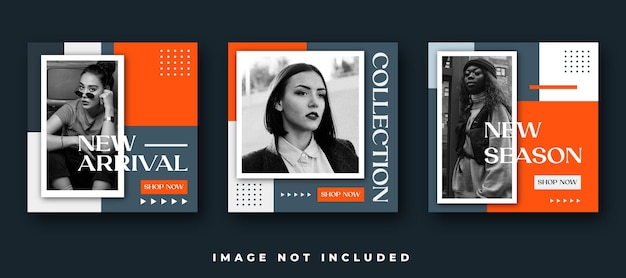 Fashion Sale for Social Media Feed Template Social Media Template