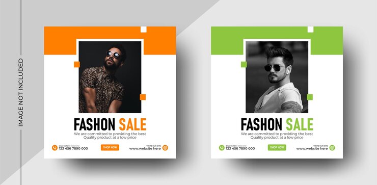 Fashion sale social media Instagram post banner