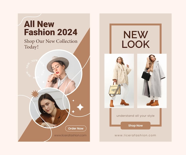 Fashion sale social media post banner