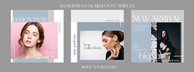 fashion sale on social media post design