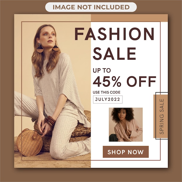 Fashion Sale Social Media Post or Flyer