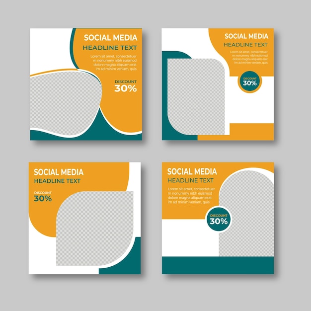Fashion sale social media post and Instagram design template