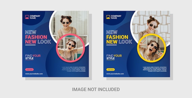 Fashion Sale social media post template