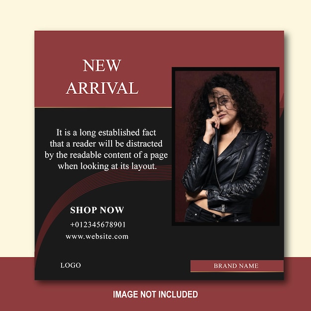 Fashion Sale Social Media Post Template