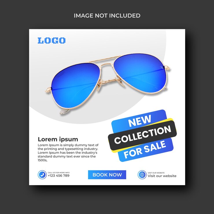 Vector fashion sale social media post templates instagram post template