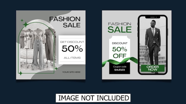 Fashion Sale social media post