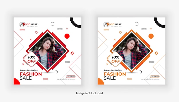 Fashion Sale Social Media Stories Template Design Set