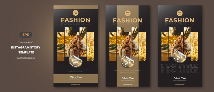 Fashion sale social media stories