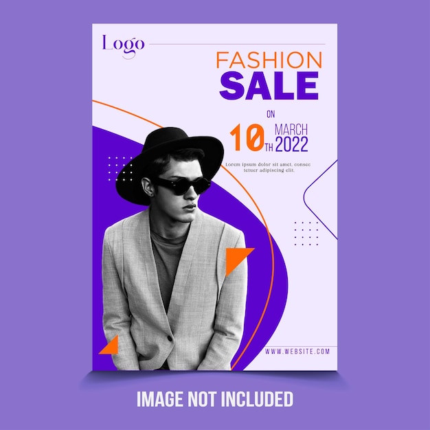 Vector fashion sale web banner template