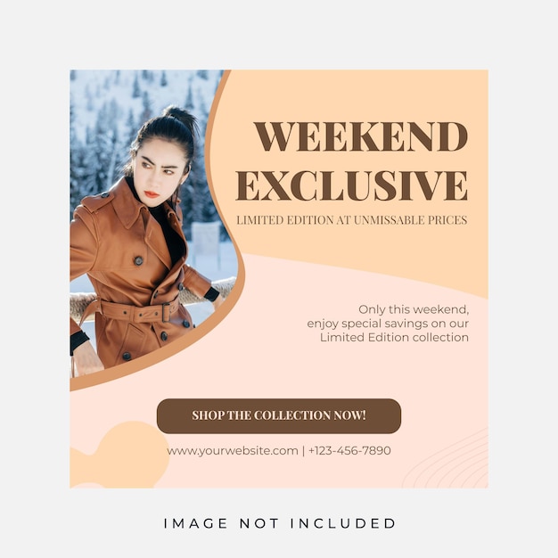 Fashion Sales Instagram Post Template (Voorbeeld voor verkoop op Instagram)