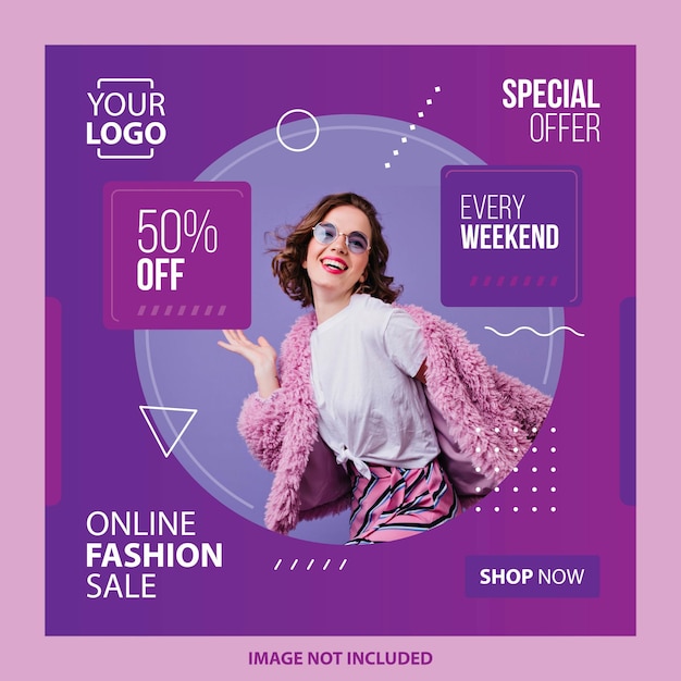 The Fashion Social Media Ads Post Design