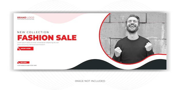 Fashion Social Media Facebook Cover Banner Template