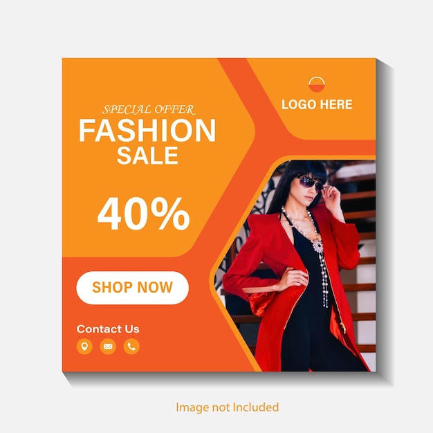 fashion social media post design