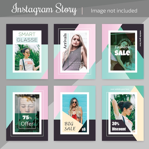 fashion social media post template