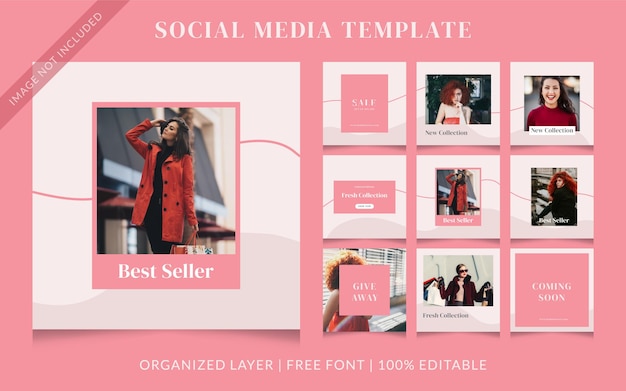 Fashion Social Media Sale Post Template  