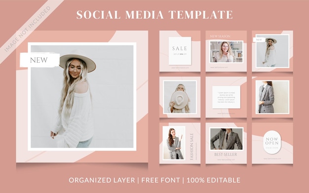 Fashion Social Media Sale Post Template  