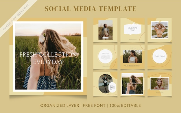 Fashion Social Media Sale Post Template  