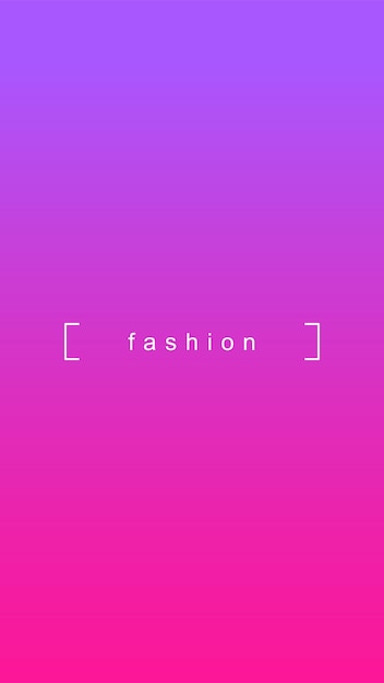 Vettore modello a due tonalità della storia dei social media di moda banner web pubblicitario a raggi ultravioletti con layout del contenuto di promozione del testo design moderno e vibrante dell'app mobile colore sfumato con mockup di lettere