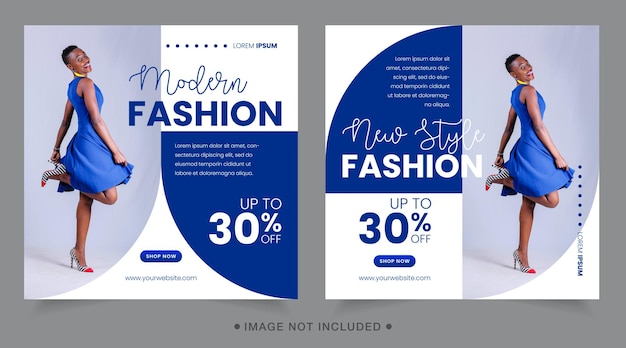 Fashion social media template