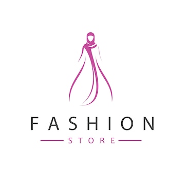 Premium Vector | Fashion store logo design vector