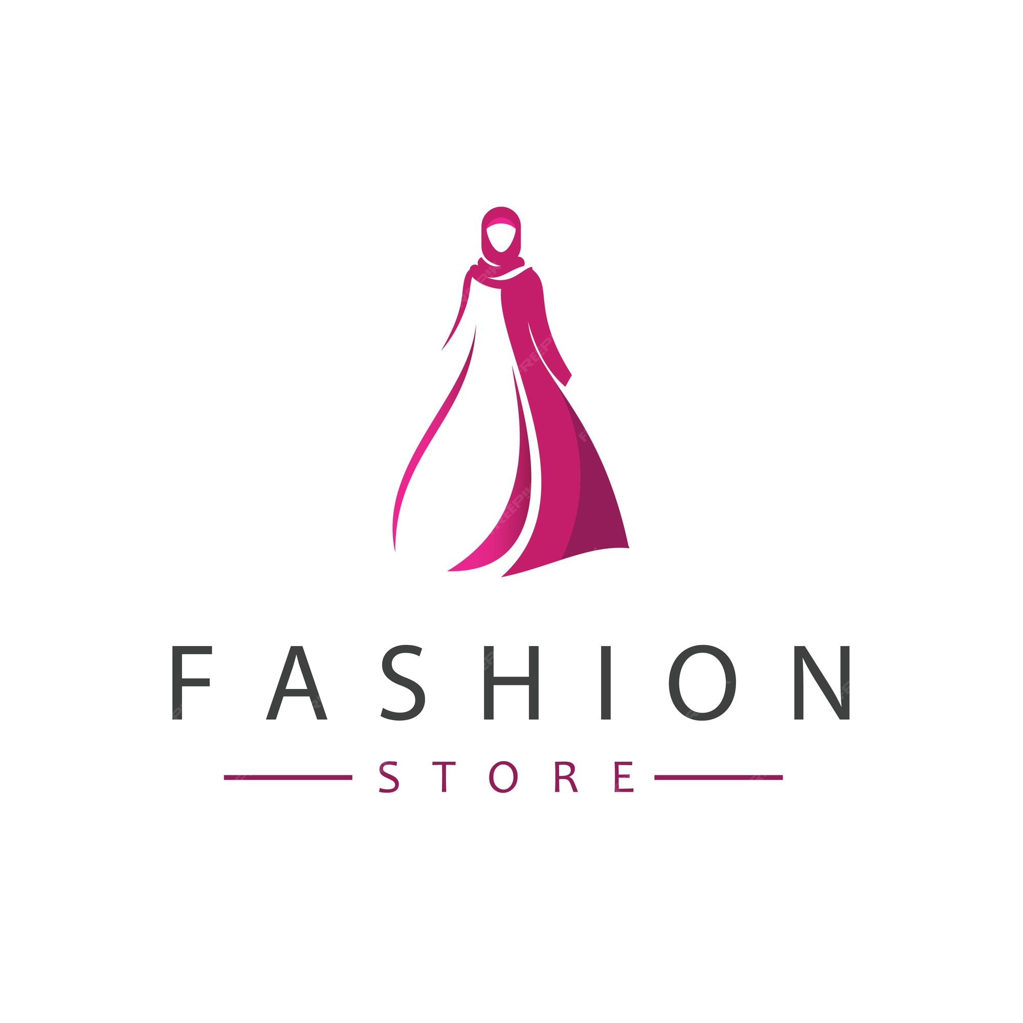 Premium Vector | Fashion store logo design vector