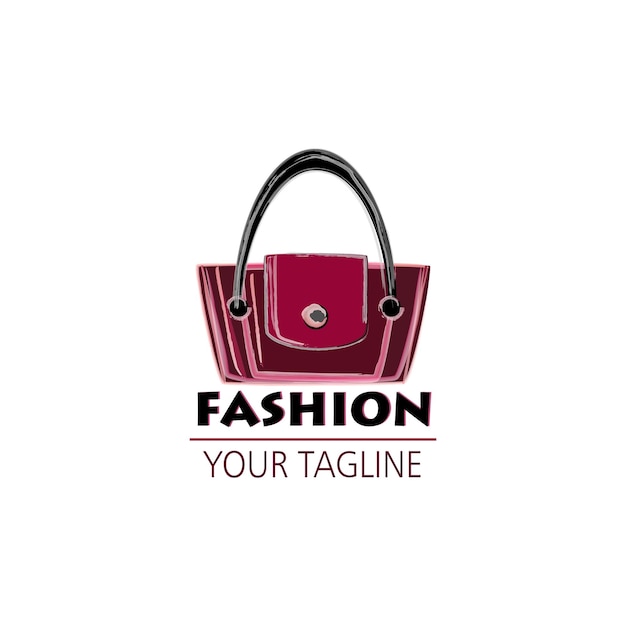 Fashion store logo template fashion illustration