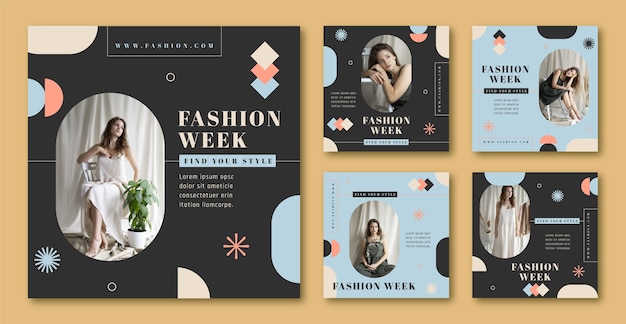 Fashion template design