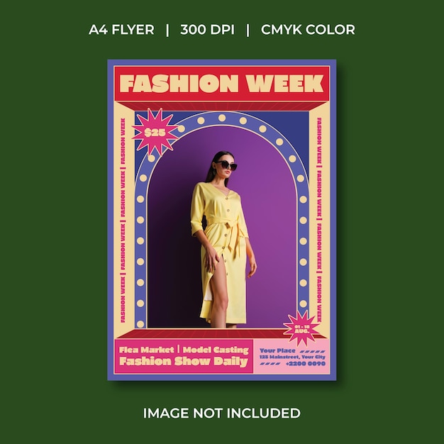 Fashion week flyer