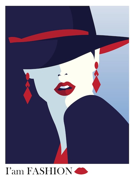 Fashion woman in style pop art. vector illustration