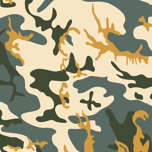 Fashionable camouflage pattern, vector illustration.military print  vector wallpaper