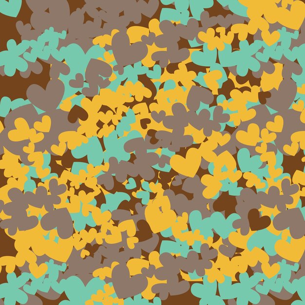 Fashionable camouflage pattern, vector illustration.military print  vector wallpaper