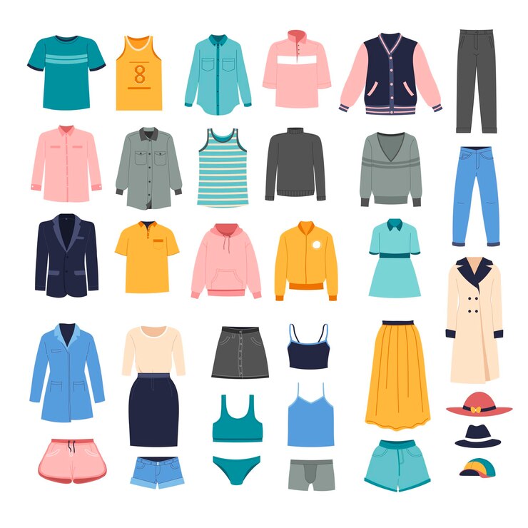 Vector 女性のためのファッショナブルな服スタイリッシュな服装