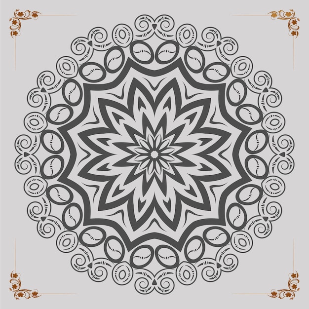 Fashionable super mandala background