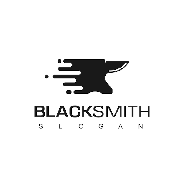 Шаблон дизайна логотипа Fast Blacksmith