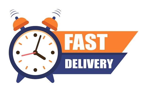Fast Delivery countdown for offer, sales, discount. marketing strategies. online marketing. vector