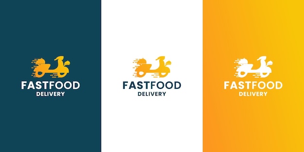 Fast delivery food logo design inspiration